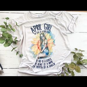 April Girl Graphic T